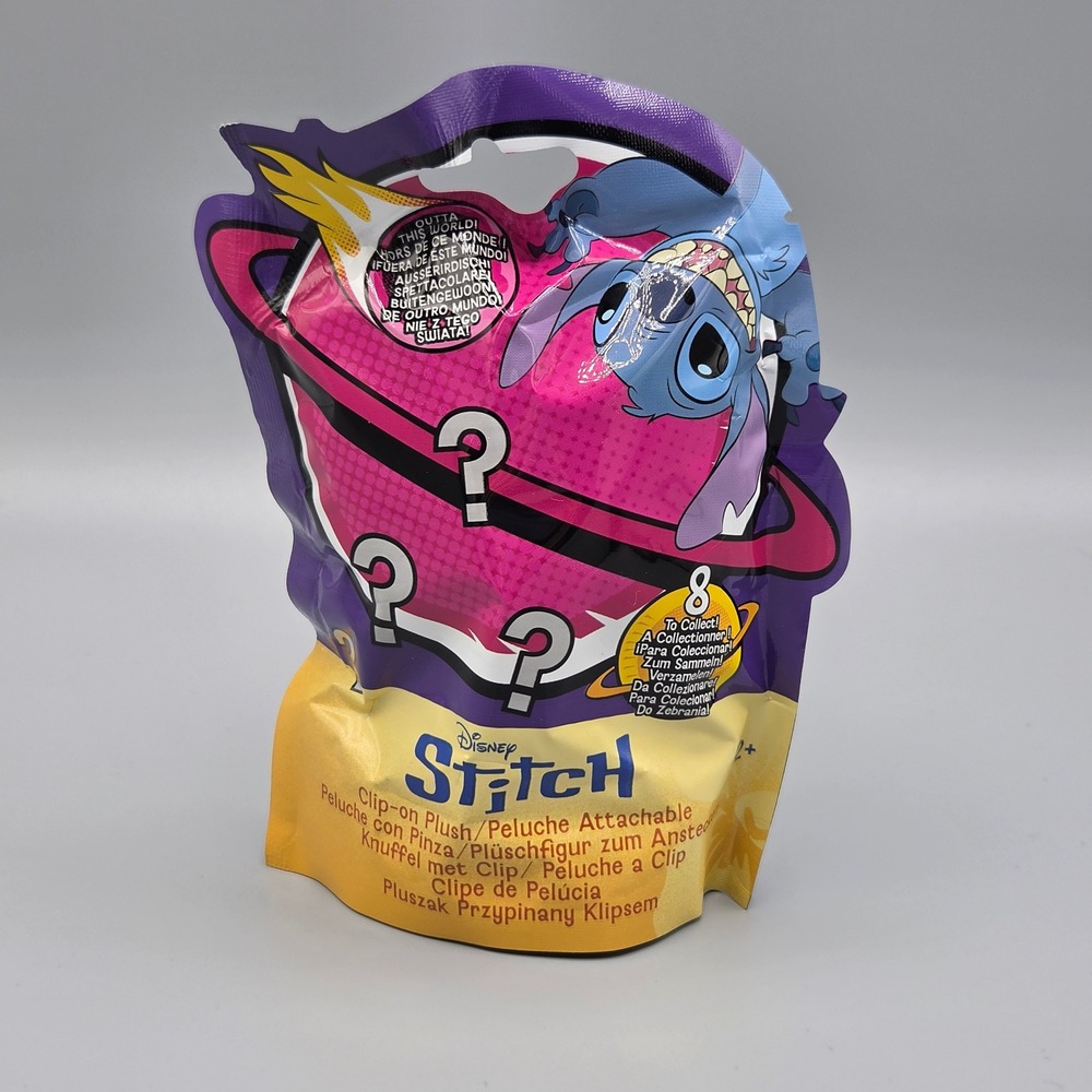 Disney Stitch Outta This World Mystery Clip-on Plush Blind Bag Just Play 11558